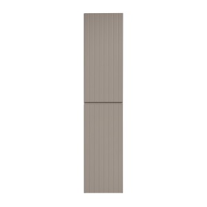 Colonne ICON 160 cm – Finition marron congo – 2 portes – Meuble de salle de bain suspendu 