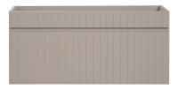 Meuble sous vasque ICON 100 cm – 1 tiroir – Finition marron congo – Style moderne suspendu 
