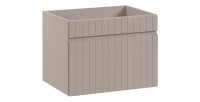 Meuble sous vasque ICON 60 cm – 1 tiroir – Finition marron congo – Style moderne suspendu 