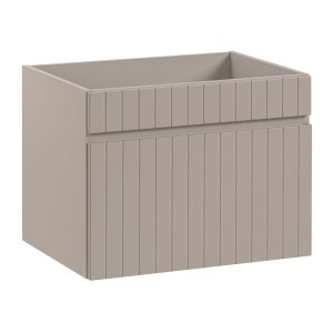 Meuble sous vasque ICON 60 cm – 1 tiroir – Finition marron congo – Style moderne suspendu 