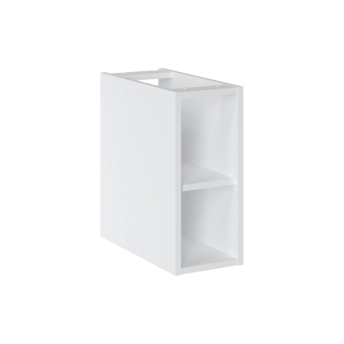 Module latéral ICON 20 cm – Finition blanc alpin – Complément pour meuble sous vasque 
