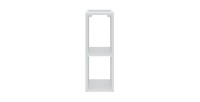 Module latéral ICON 20 cm – Finition blanc alpin – Complément pour meuble sous vasque 