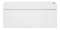 Meuble sous vasque ICON 100 cm – 1 tiroir – Finition blanc alpin – Design suspendu moderne 