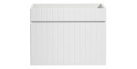 Meuble sous vasque ICON 60 cm – 1 tiroir – Finition blanc alpin – Meuble suspendu moderne 