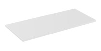 Plan vasque ICON 100 cm – Finition blanc alpin mat – Accessoire pour meuble sous vasque 