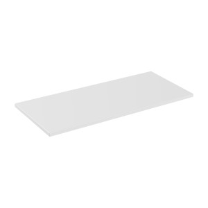 Plan vasque ICON 100 cm – Finition blanc alpin mat – Accessoire pour meuble sous vasque 