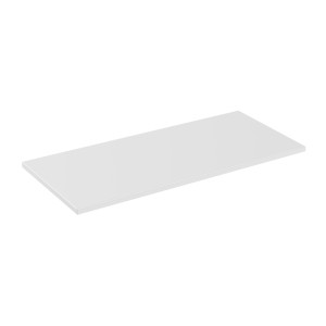 Plan vasque ICON 100 cm – Finition blanc alpin mat – Accessoire pour meuble sous vasque 