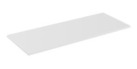 Plan vasque ICON 140 cm – Finition blanc alpin mat – Accessoire meuble sous vasque design 