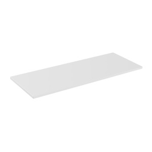 Plan vasque ICON 140 cm – Finition blanc alpin mat – Accessoire meuble sous vasque design 