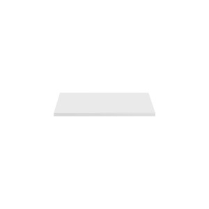 Plan vasque ICON 60 cm – Finition blanc alpin mat – Accessoire meuble sous vasque moderne 