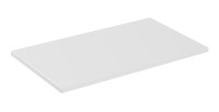 Plan vasque ICON 80 cm – Finition blanc alpin mat – Accessoire meuble sous vasque moderne 