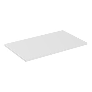 Plan vasque ICON 80 cm – Finition blanc alpin mat – Accessoire meuble sous vasque moderne 