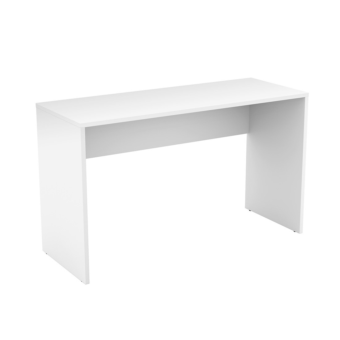 Bureau blanc MELTO 130 cm – Design moderne, durable et idéal pour télétravail ou chambre ado