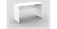 Bureau blanc MELTO 130 cm – Design moderne, durable et idéal pour télétravail ou chambre ado