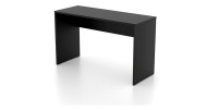 Bureau noir MELTO 130 cm – Élégant, moderne et parfait pour télétravail ou chambre ado