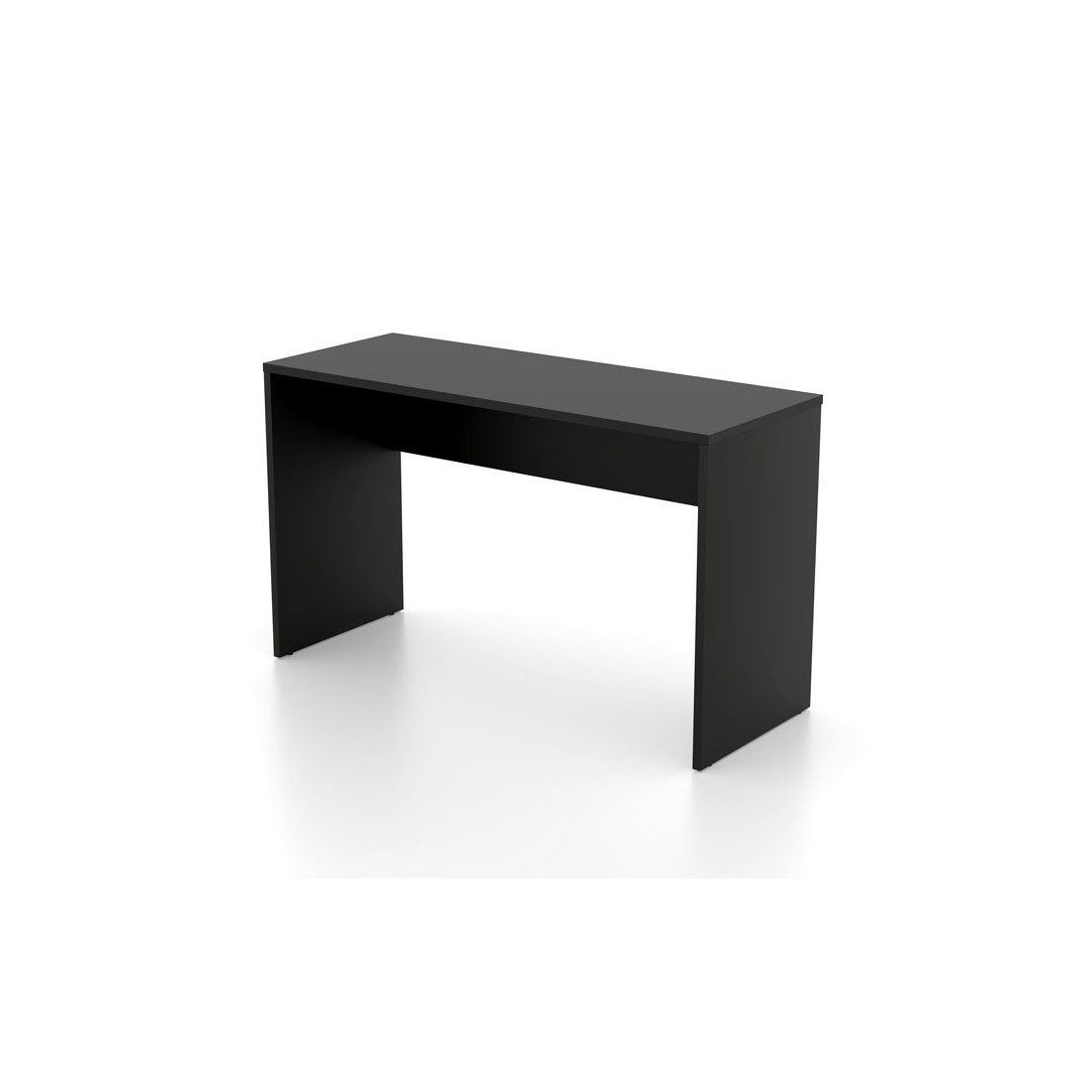 Bureau noir MELTO 130 cm – Élégant, moderne et parfait pour télétravail ou chambre ado