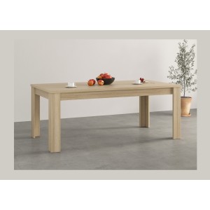Table de salle à manger COPA – 190x76x100 cm – Chêne élégant – Design scandinave
