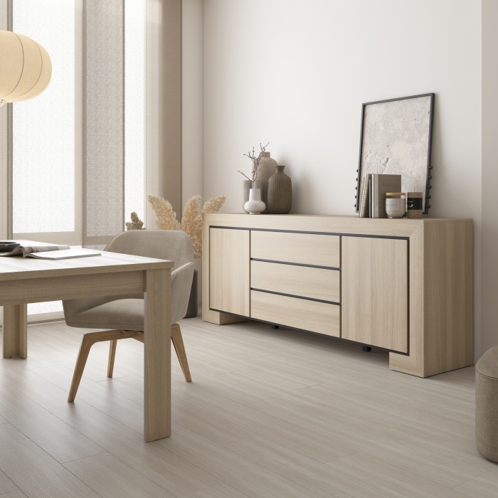 Mesa de comedor COPA – 190x76x100 cm – Roble elegante – Diseño escandinavo