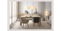 Table de salle à manger COPA – 190x76x100 cm – Chêne élégant – Design scandinave