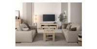 Table basse COPA – 120x50x65 cm – Chêne élégant – Design scandinave