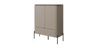 Ensemble de meubles BELLA – Buffet, meuble TV et buffet haut – Finition Congo mat chic