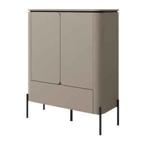 Ensemble de meubles BELLA – Buffet, meuble TV et buffet haut – Finition Congo mat chic