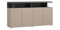 Ensemble salon complet collection  NESS – Meuble TV, buffet, vitrine, table basse – LED inclus