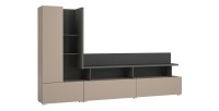 Ensemble salon complet collection  NESS – Meuble TV, buffet, vitrine, table basse – LED inclus