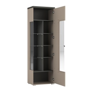 Ensemble salon complet collection  NESS – Meuble TV, buffet, vitrine, table basse – LED inclus