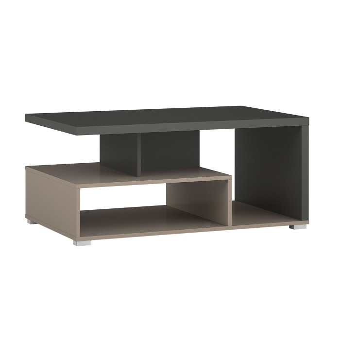Ensemble salon complet collection  NESS – Meuble TV, buffet, vitrine, table basse – LED inclus