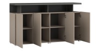 Ensemble salon complet collection  NESS – Meuble TV, buffet, vitrine, table basse – LED inclus