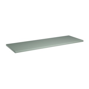 Plan pour meuble sous vasque ELVINA – 120 cm – Coloris vert sauge gris – À poser 