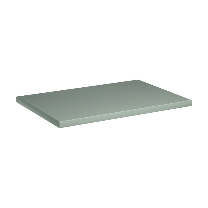 Plan pour meuble sous vasque ELVINA – 60 cm – Coloris vert sauge gris – À poser 
