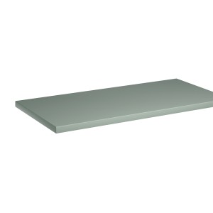 Plan pour meuble sous vasque ELVINA – 80 cm – Coloris vert sauge gris – À poser 