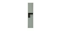 Colonne de salle de bain ELVINA – 2 portes – H140 cm – Coloris vert sauge gris – À suspendre 