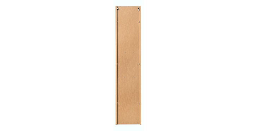 Colonne de salle de bain ELVINA – 2 portes – H140 cm – Coloris vert sauge gris – À suspendre 