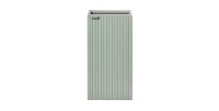 Meuble de rangement salle de bain ELVINA – 1 porte – H57 cm – Coloris vert sauge gris – À suspendre 