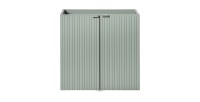 Meuble sous vasque ELVINA – 2 tiroirs – 60 cm – Coloris vert sauge gris – À suspendre 
