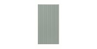 Meuble de rangement salle de bain ELVINA – 1 porte – H57 cm – Coloris vert sauge gris – À suspendre 