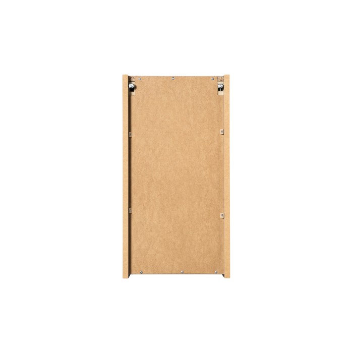 Meuble de rangement salle de bain ELVINA – 1 porte – H57 cm – Coloris vert sauge gris – À suspendre 