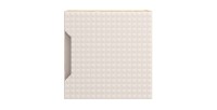 Meuble de rangement salle de bain VELNIA – 1 porte – 35 x 19 cm – Coloris chêne clair et beige – À suspendre 