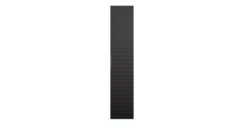 Colonne de salle de bain VELNIA – 1 porte – H170 cm – Coloris chêne clair et noir – À suspendre 