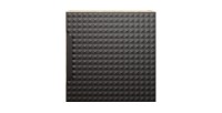 Meuble de rangement salle de bain VELNIA – 1 porte – 35 cm – Coloris gris anthracite – À suspendre 