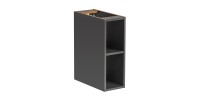 Accessoire pour meuble sous vasque TAMO – 20 cm – Coloris gris anthracite – À suspendre 