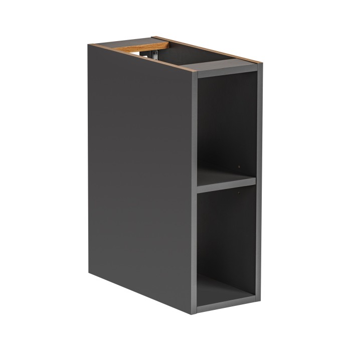 Accessoire pour meuble sous vasque TAMO – 20 cm – Coloris gris anthracite – À suspendre 