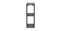 Accessoire pour meuble sous vasque TAMO – 20 cm – Coloris gris anthracite – À suspendre 