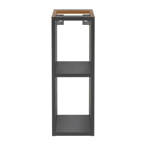 Accessoire pour meuble sous vasque TAMO – 20 cm – Coloris gris anthracite – À suspendre 