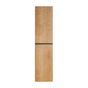 Colonne salle de bain TAMO – 170 cm – 2 portes – Coloris gris anthracite – À suspendre 
