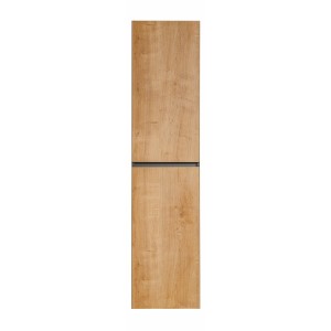 Colonne salle de bain TAMO – 170 cm – 2 portes – Coloris gris anthracite – À suspendre 