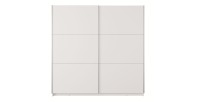 Armoire blanche 2 portes coulissantes 150 cm – Collection ARSALA